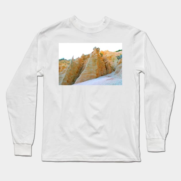 View at the Lame Rosse and their sedimentary nature Long Sleeve T-Shirt by KristinaDrozd